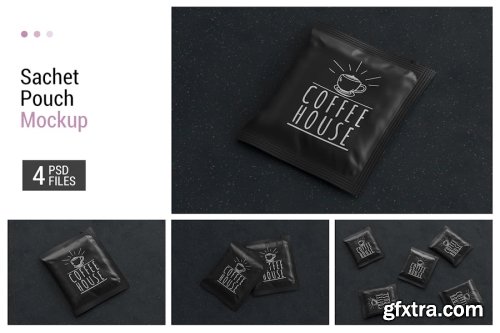 Coffee Bag Packaging Mockup Collections 15xPSD