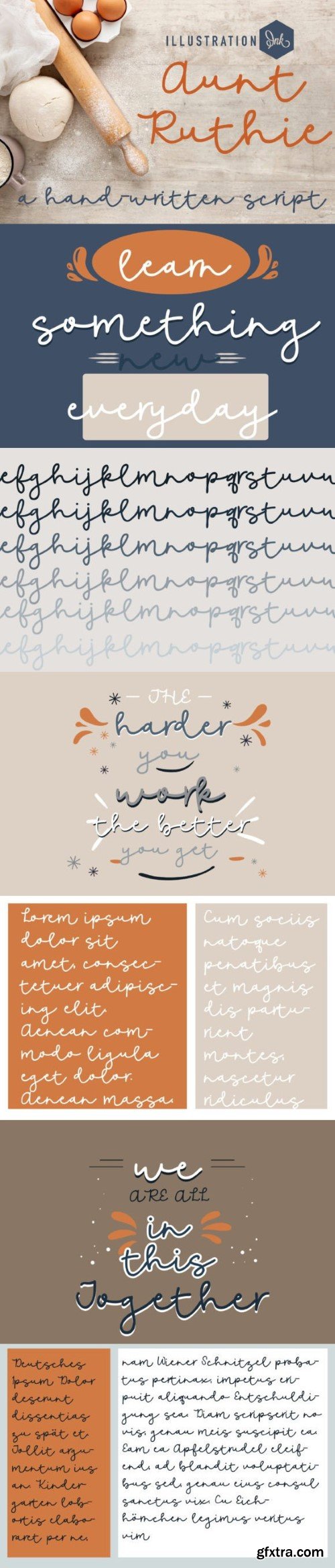 Aunt Ruthie Font