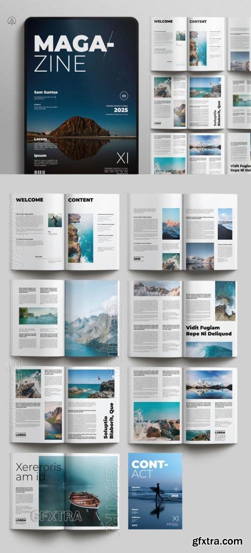 Magazine Template 722971880