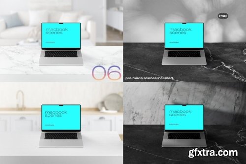 Laptop Mockup Collections 9xPSD