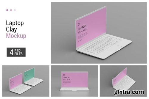 Laptop Mockup Collections 9xPSD