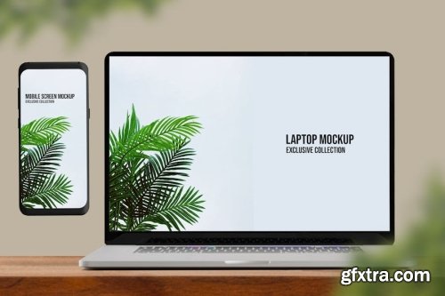 Laptop Mockup Collections 9xPSD