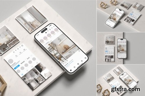 Instagram Reels Mockup Collections 9xPSD