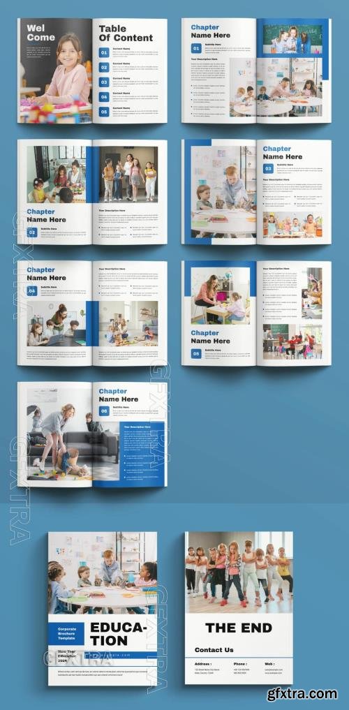 Education Brochure Layout 721256691