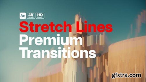 Videohive Premium Transitions Stretch Lines 51936955