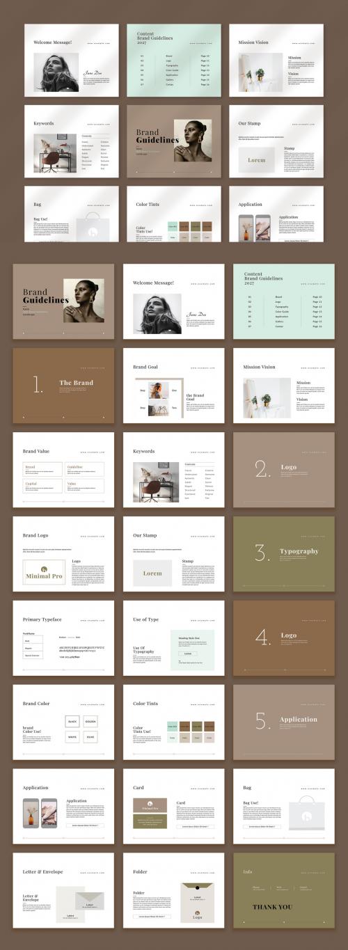 Brand Guideline Layout