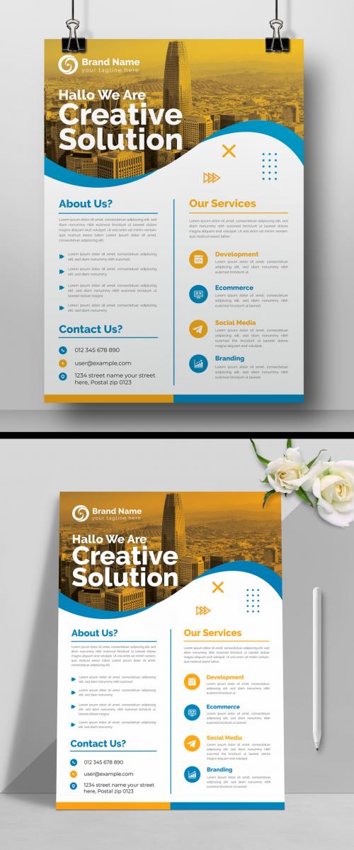 Real Estate Flyer Layout