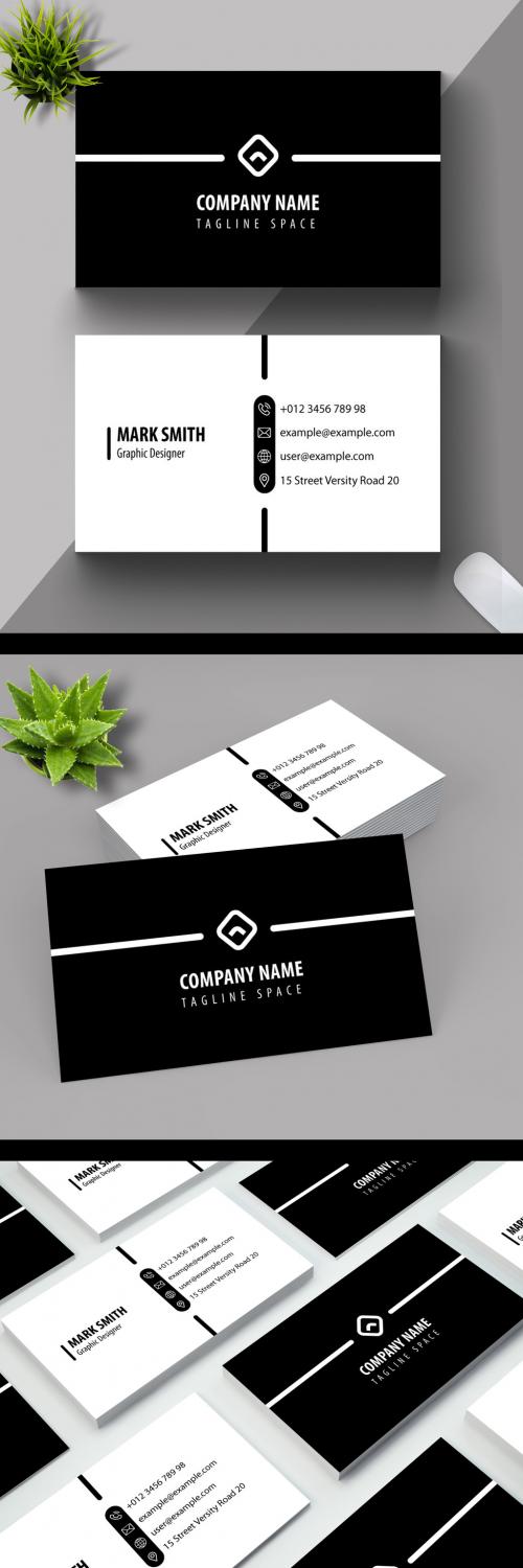Clean and Creative Business Card Layout