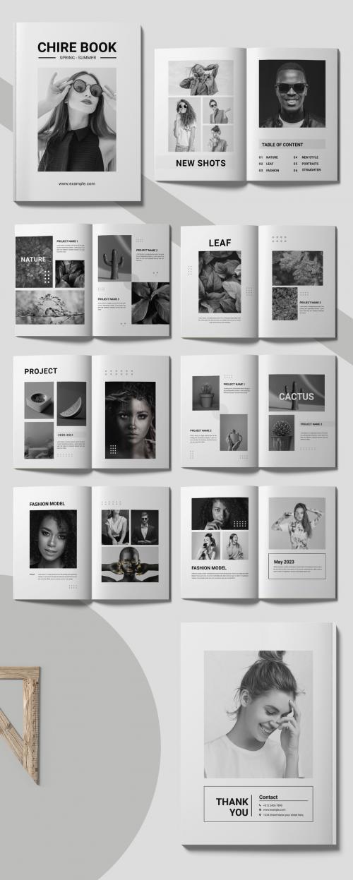 Book Design Layout Template 2023