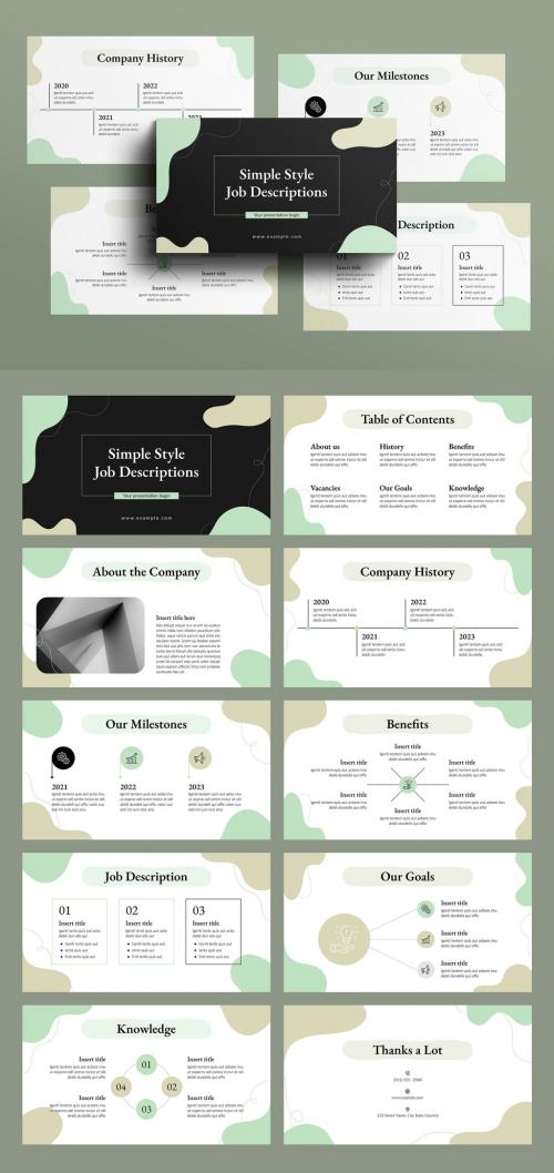 Simple Style Job Descriptions Presentation