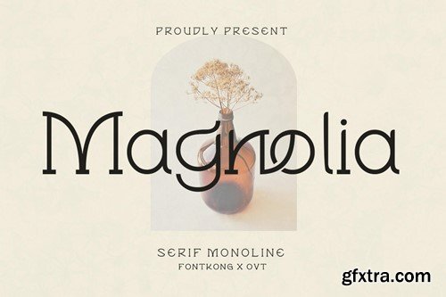 Magnolia - Serif Font Monoline NHA7T6P