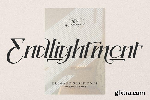 Endlightment - Elegant Serif Font UKM8XTM