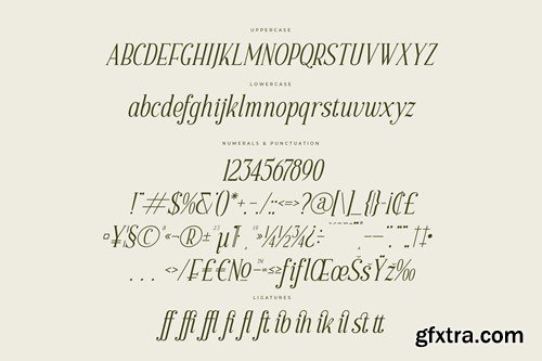 Scarlett Quistan Modern Serif Font PTRUNBF