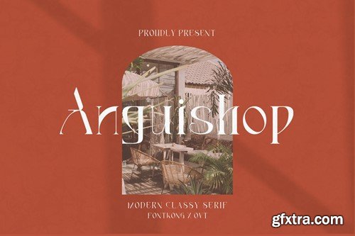 Anguishop - Modern Classy Serif Font 6CBLEYG