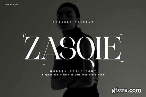 Zasqie - Modern Serif Font V5AFRPK