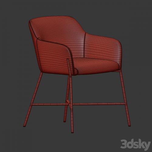 Ana Velvet Arm Dining Chair