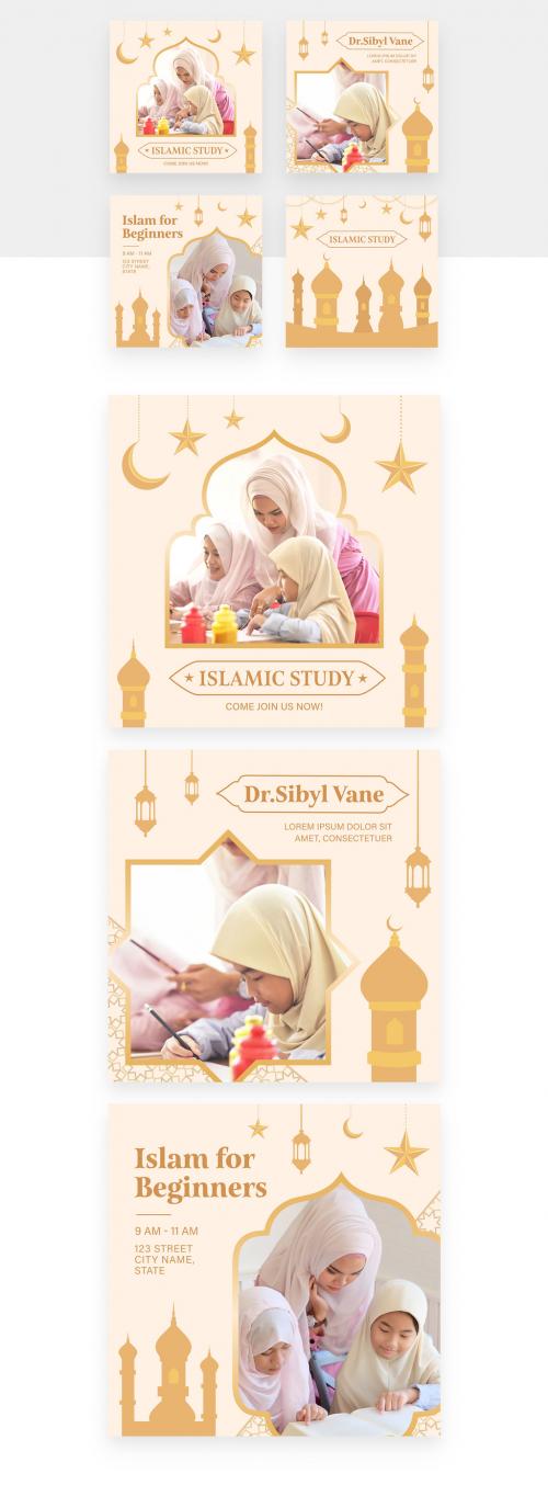 Islamic Muslim School Education Social Media Banners