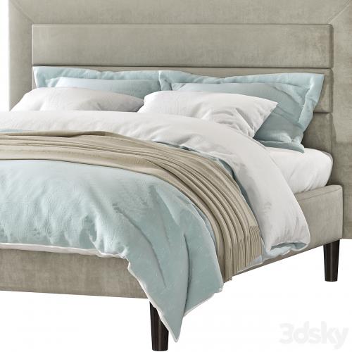 Mehta Tufted Upholstered Platform Bed