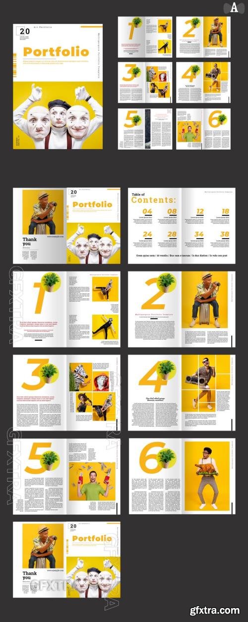 Portfolio Magazine Template 723808873