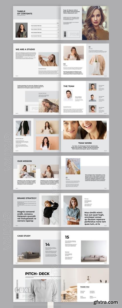 Pitch Deck Template Design Layout 723726678