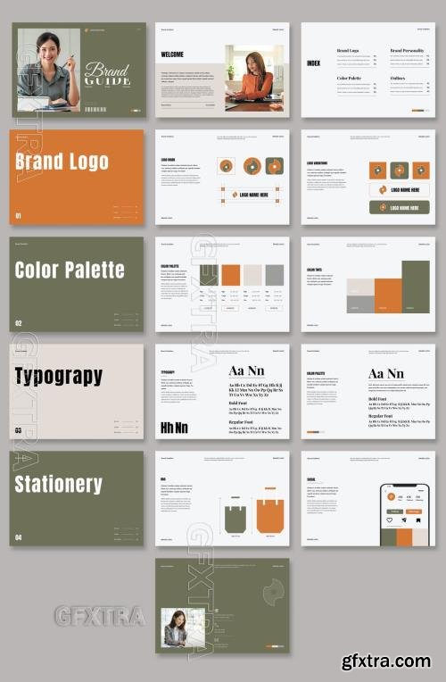 Brand Guideline Template Layout 723717728