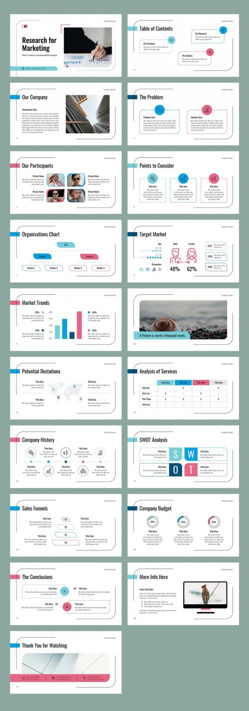 Research for Marketing Presentation