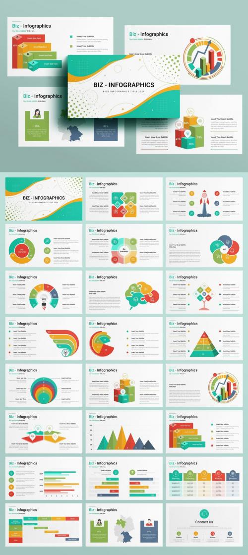 Business Infographics Presentation Layout