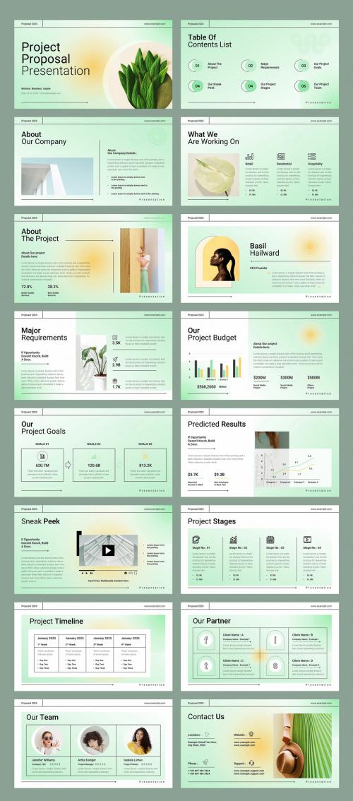 Gradient Project Proposal Presentation Layout