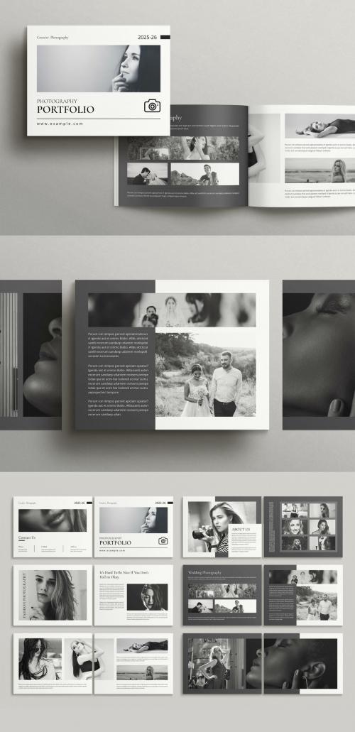 Minimal Portfolio Layout Landscape