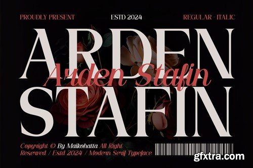 Arden Stafin - Modern Serif Typeface 7D6PFAJ