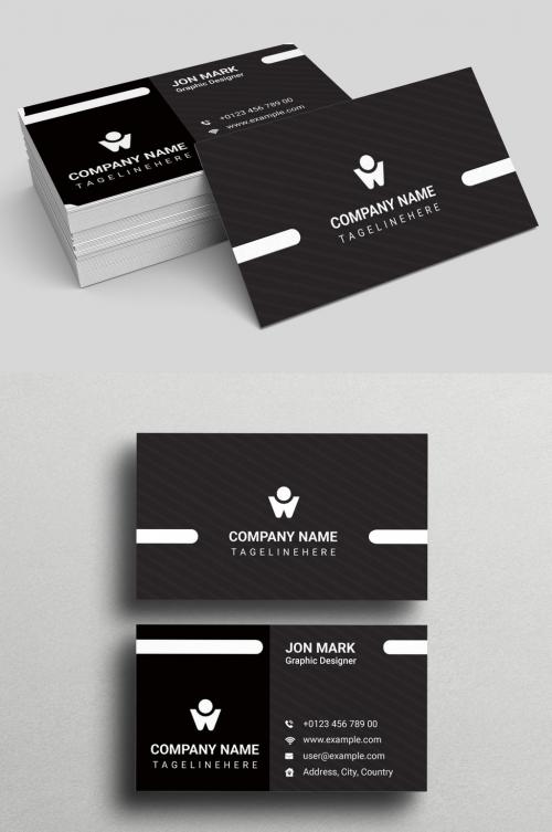 Clean Design Business Card Layout