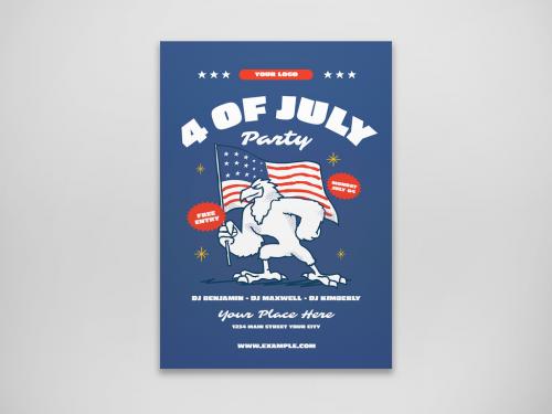 4 of July Party Flyer