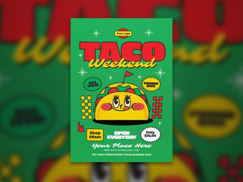 Taco Promotion Flyer