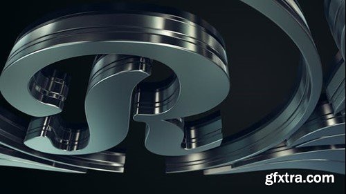 Videohive 3D Silver Logo Reveal 26656385