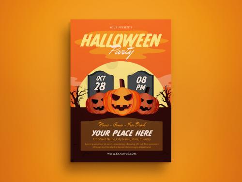 Halloween Flyer Layout 2