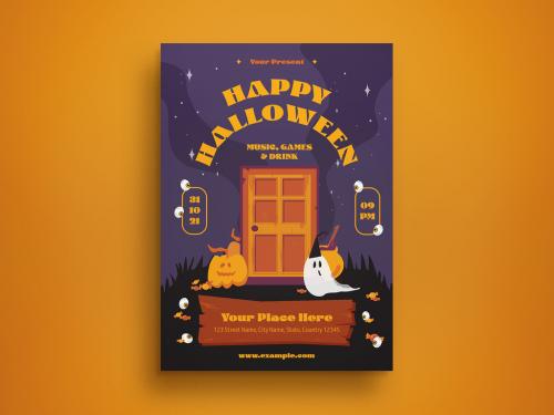 Halloween Flyer Layout