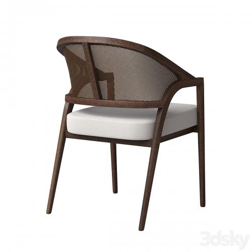 Aimee Dining Arm Chair in Cinder