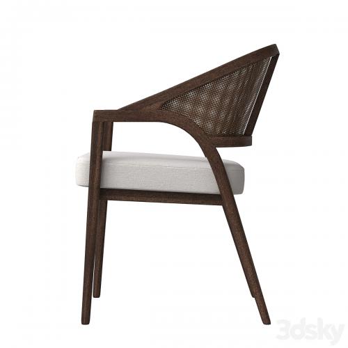 Aimee Dining Arm Chair in Cinder