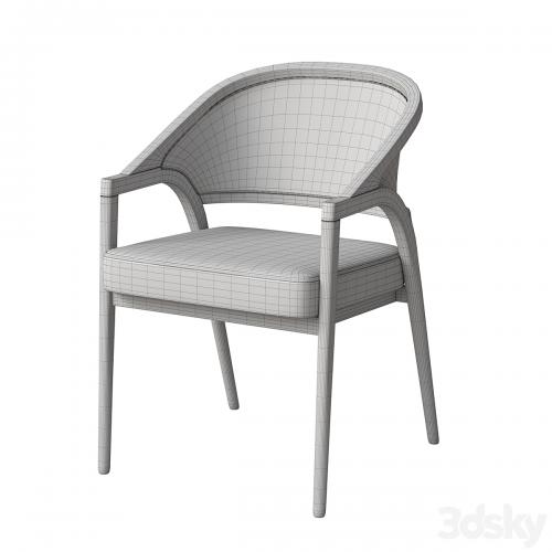 Aimee Dining Arm Chair in Cinder