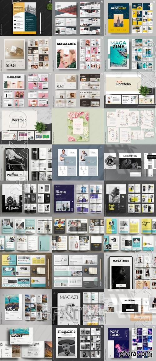 30 Indesign Templates Bundle by Adobestock