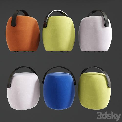 Modern poufs