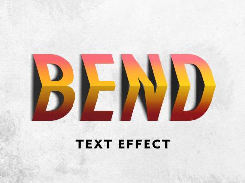 Bend Text Effect