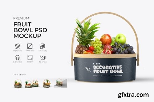 Fruit Box Mockup Collections 12xPSD