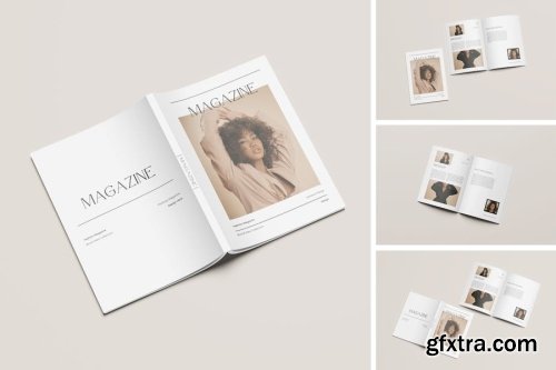 A4 Magazine Mockup Collections 14xPSD