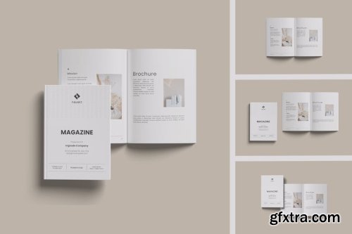 A4 Magazine Mockup Collections 14xPSD