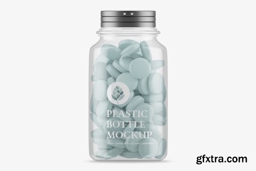 Plastic Jar Mockup Collections 15xPSD