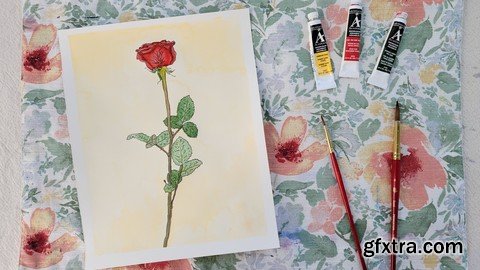 How To Paint Beautiful Watercolor Roses Step By Step