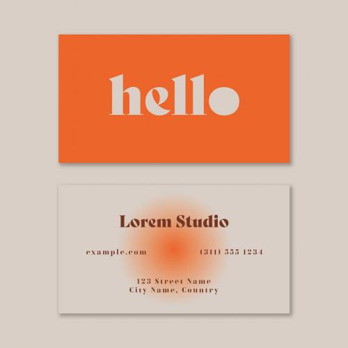 Minimal Business Card