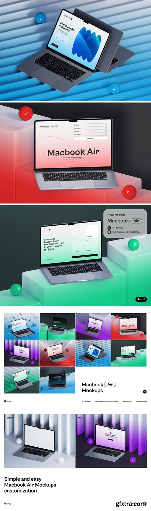 Notsy - Macbook Air Mockups Part.2 4LLYSZT