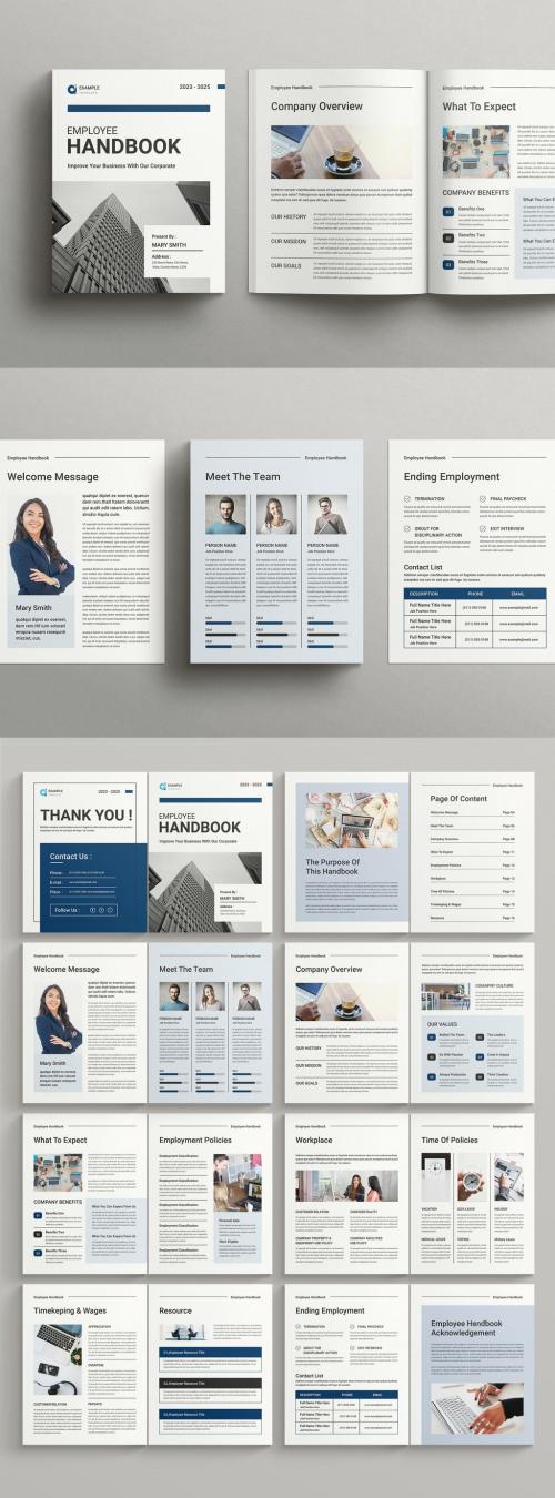 Employee Handbook Magazine Layout